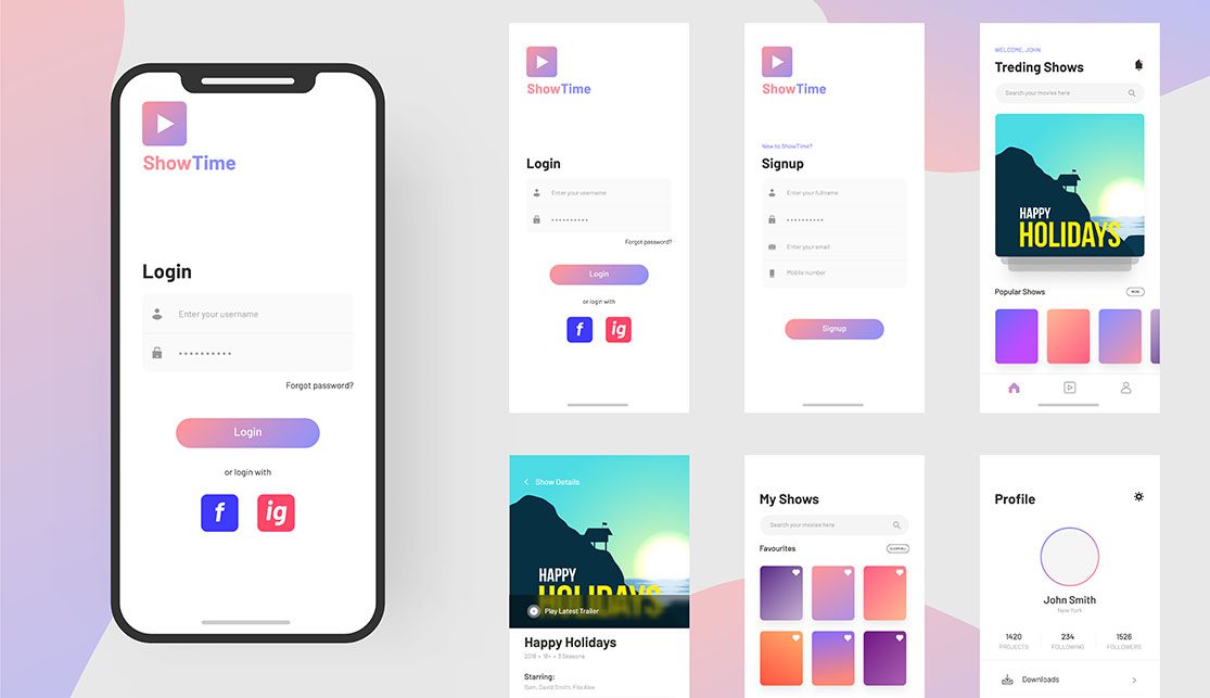 App Design 1 App design App UI design App development agency Miracle Digital Hong Kong