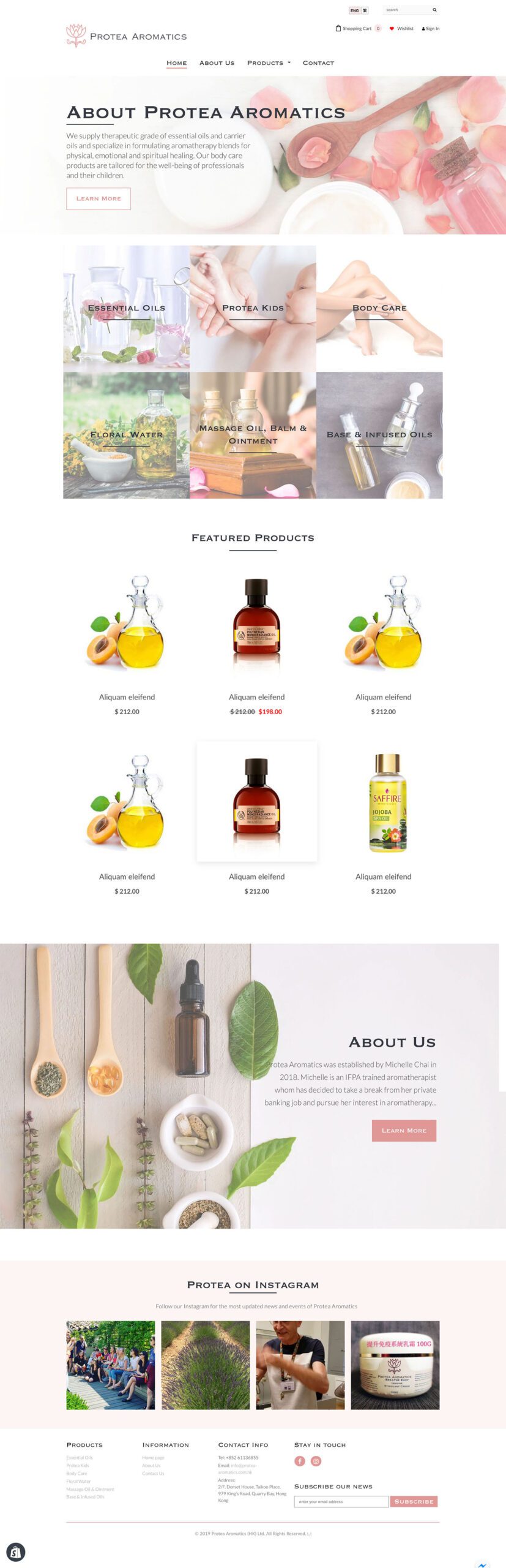 Protea aromatics 1 protea aromatics shopify Miracle Digital Ecommerce solution Hong Kong 1 scaled